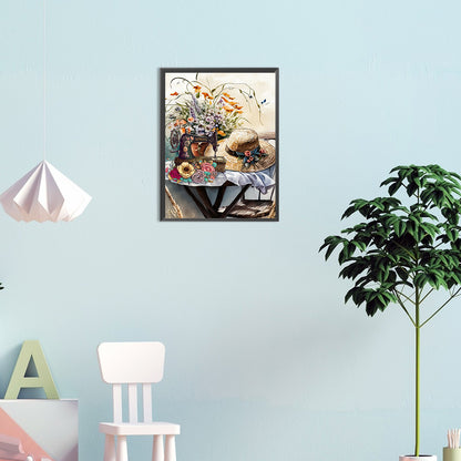 Sewing Machine - Full Round Drill Diamond Painting 30*40CM