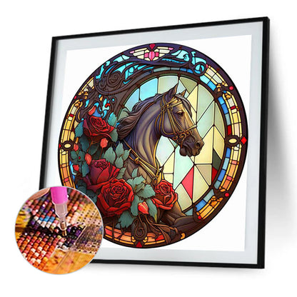 Art Window Painting - Full Round Drill Diamond Painting 30*30CM
