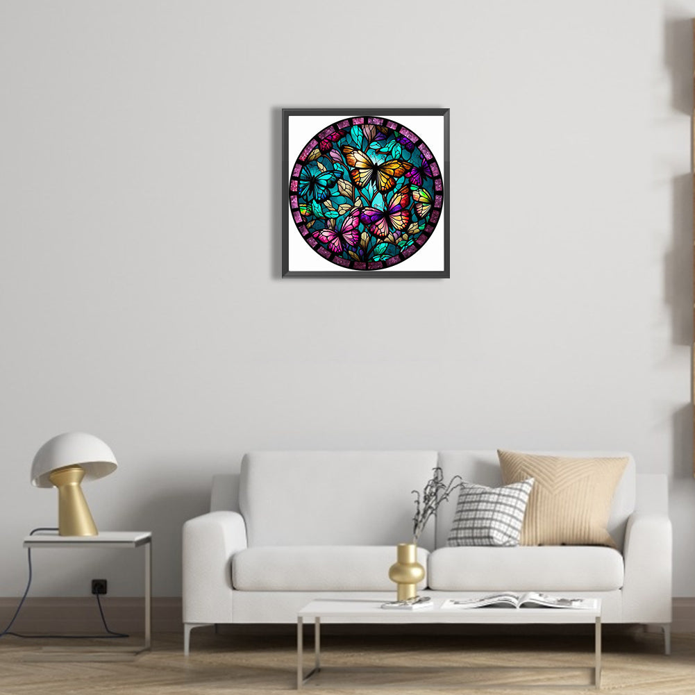 Art Window Painting - Full Round Drill Diamond Painting 30*30CM