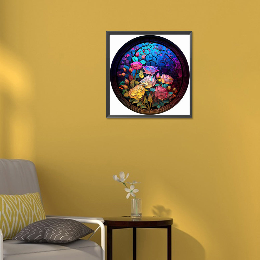 Art Window Painting - Full Round Drill Diamond Painting 30*30CM