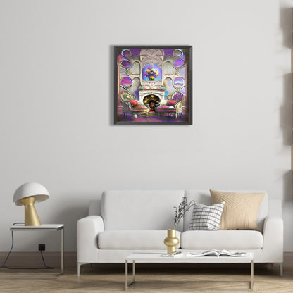 Painted World - Full Round Drill Diamond Painting 40*40CM