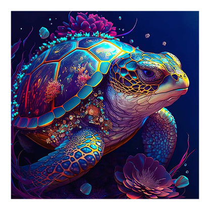 Turtle - Full Round Drill Diamond Painting 30*30CM