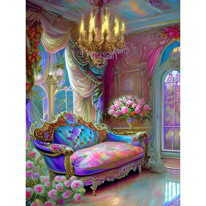 European And American Classical Furniture - Full Round Drill Diamond Painting 30*40CM
