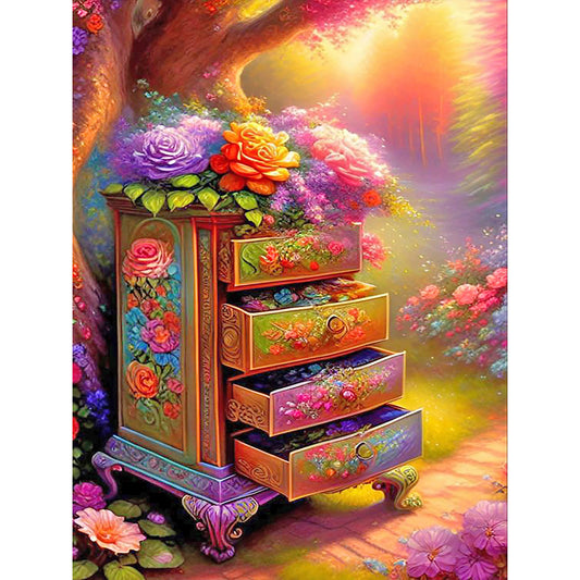European And American Classical Furniture - Full Round Drill Diamond Painting 30*40CM