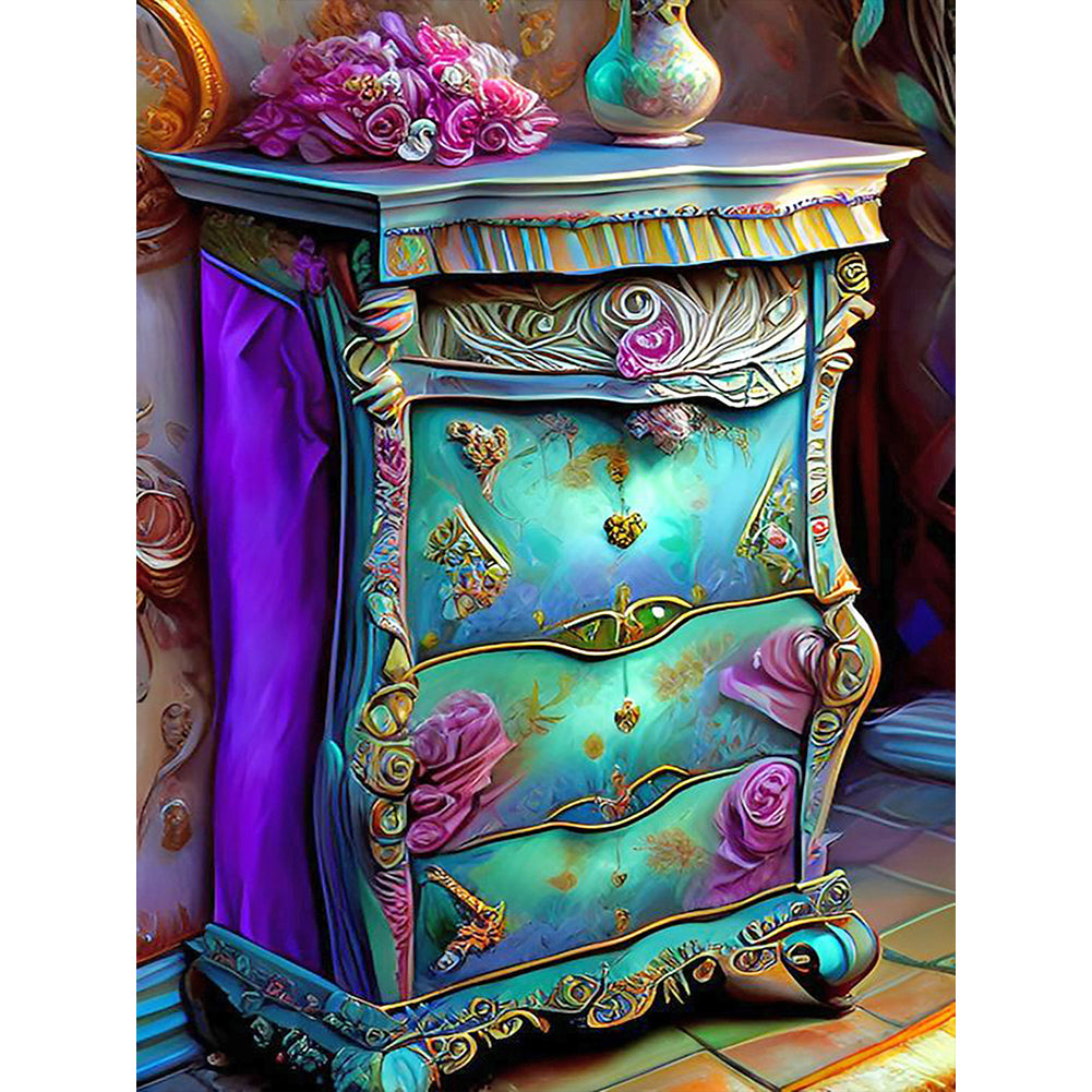 European And American Classical Furniture - Full Round Drill Diamond Painting 30*40CM