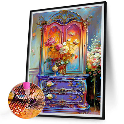 European And American Classical Furniture - Full Round Drill Diamond Painting 30*40CM