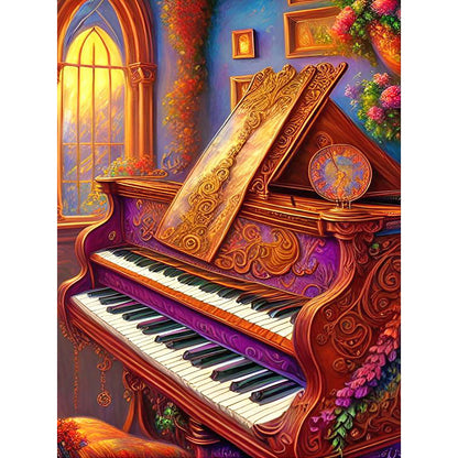 European And American Classical Furniture - Full Round Drill Diamond Painting 30*40CM