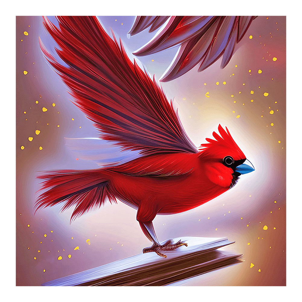 Cardinal - Full Round Drill Diamond Painting 30*30CM