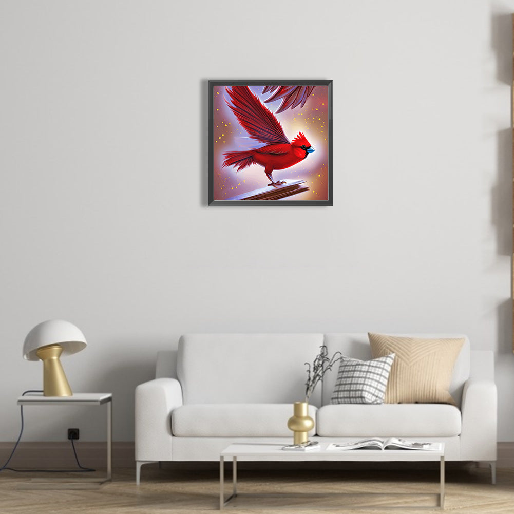 Cardinal - Full Round Drill Diamond Painting 30*30CM