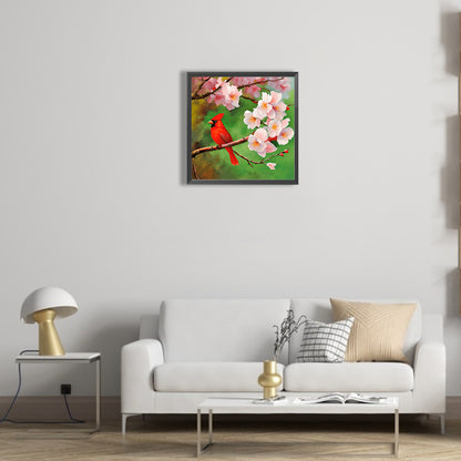 Cardinal - Full Round Drill Diamond Painting 30*30CM