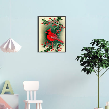 Cardinal - Full Round Drill Diamond Painting 30*40CM