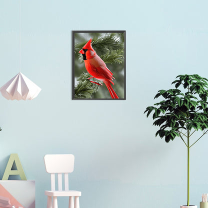 Cardinal - Full Round Drill Diamond Painting 30*40CM