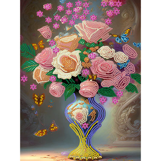 Bouquet - Special Shaped Drill Diamond Painting 30*40CM