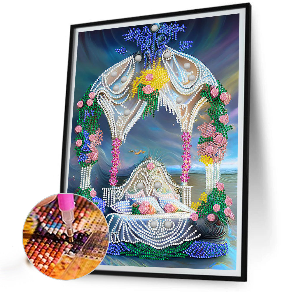 Kiosk - Special Shaped Drill Diamond Painting 30*40CM