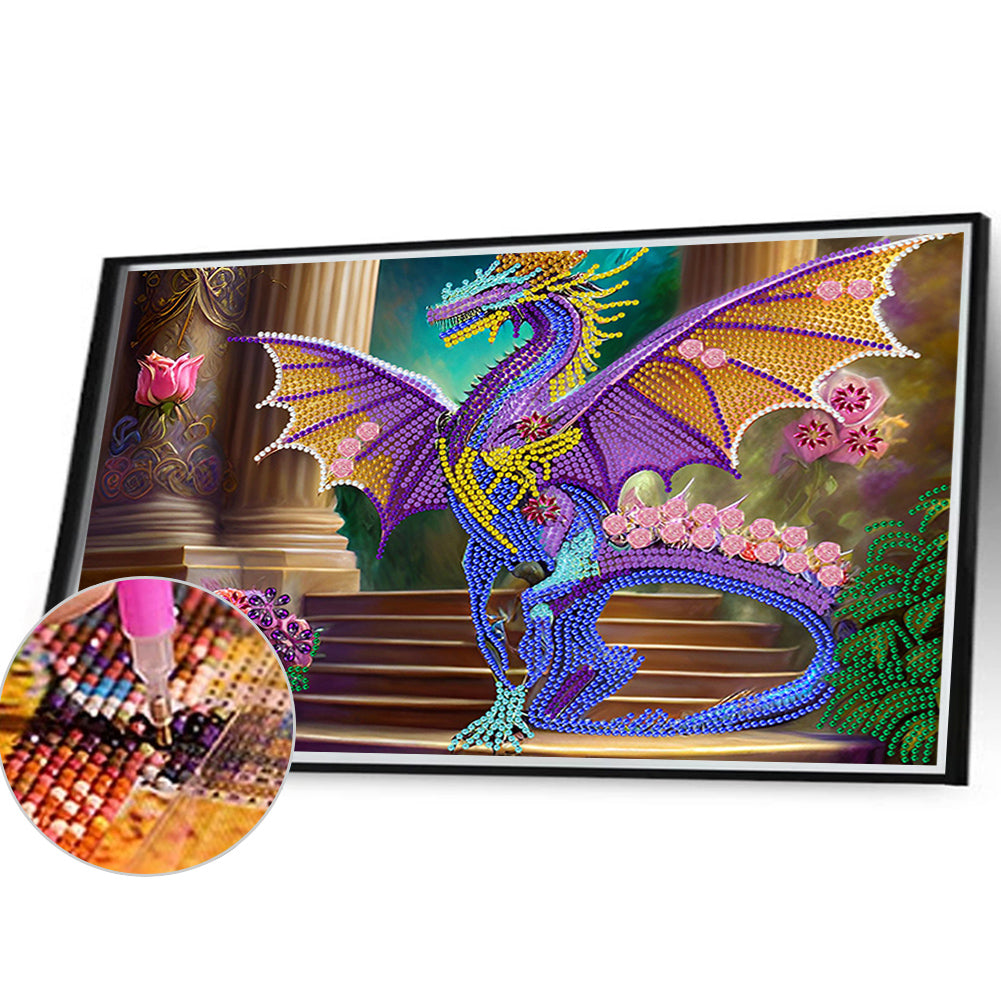 Pterosaur - Special Shaped Drill Diamond Painting 40*30CM
