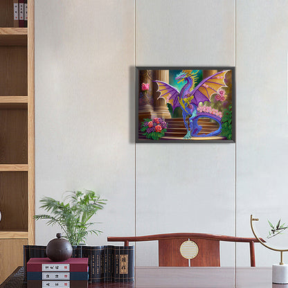 Pterosaur - Special Shaped Drill Diamond Painting 40*30CM