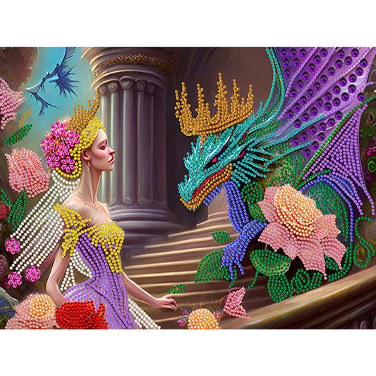 Pterosaur - Special Shaped Drill Diamond Painting 40*30CM