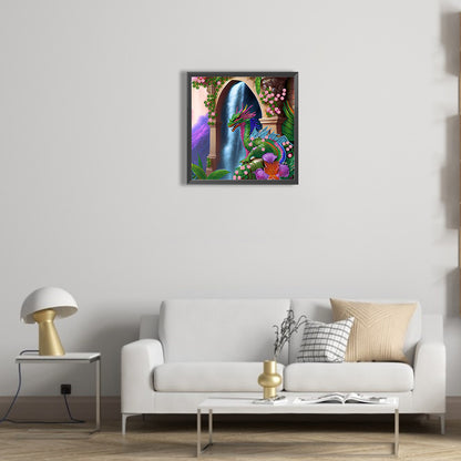 Dragon - Special Shaped Drill Diamond Painting 35*35CM