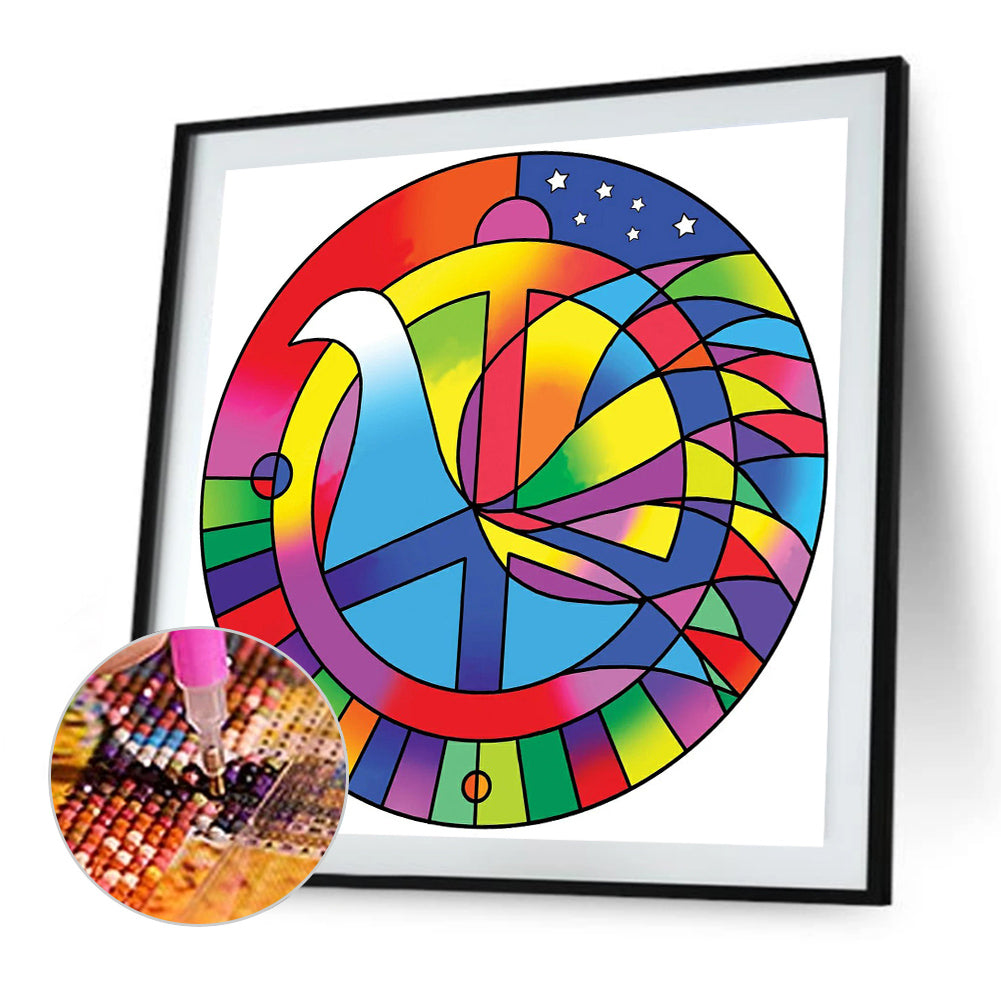Peace - Full Round Drill Diamond Painting 30*30CM