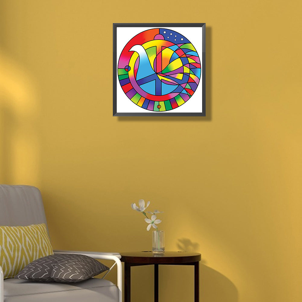 Peace - Full Round Drill Diamond Painting 30*30CM