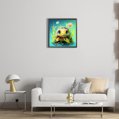 Crawling Turtle - Full Round Drill Diamond Painting 30*30CM