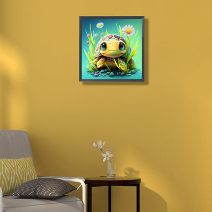 Crawling Turtle - Full Round Drill Diamond Painting 30*30CM