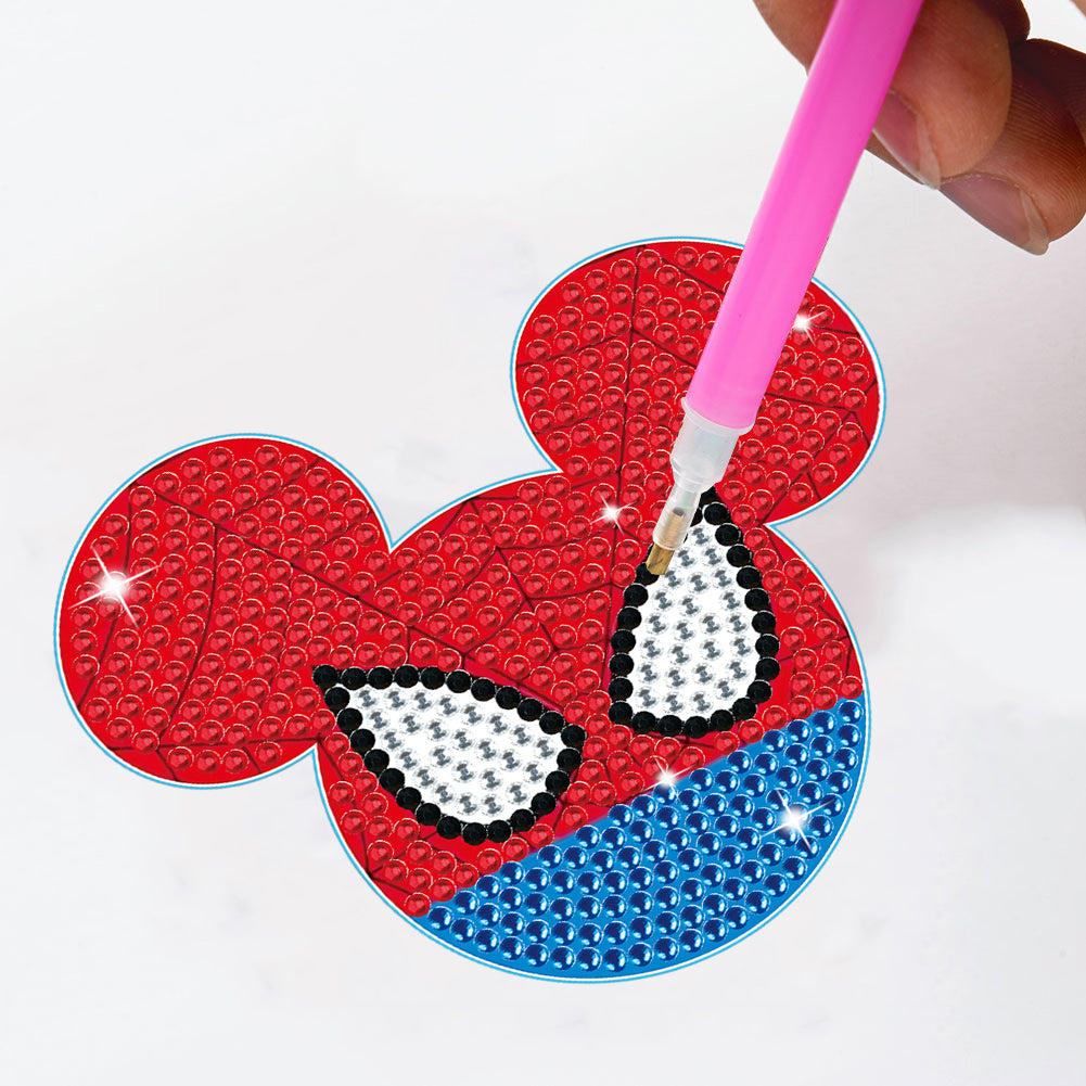 DIY Diamond Painting Coasters Mickey Kit Cartoon Coasters for Adults Kids