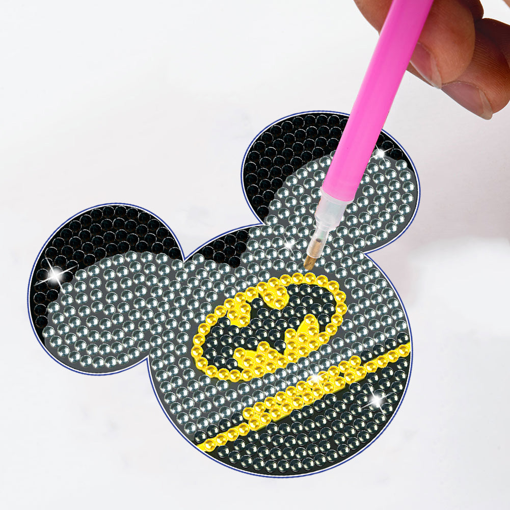 DIY Diamond Painting Coasters Mickey Kit Cartoon Coasters for Adults Kids