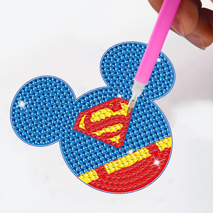 DIY Diamond Painting Coasters Mickey Kit Cartoon Coasters for Adults Kids