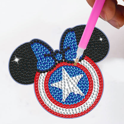 DIY Diamond Painting Coasters Mickey Kit Cartoon Coasters for Adults Kids