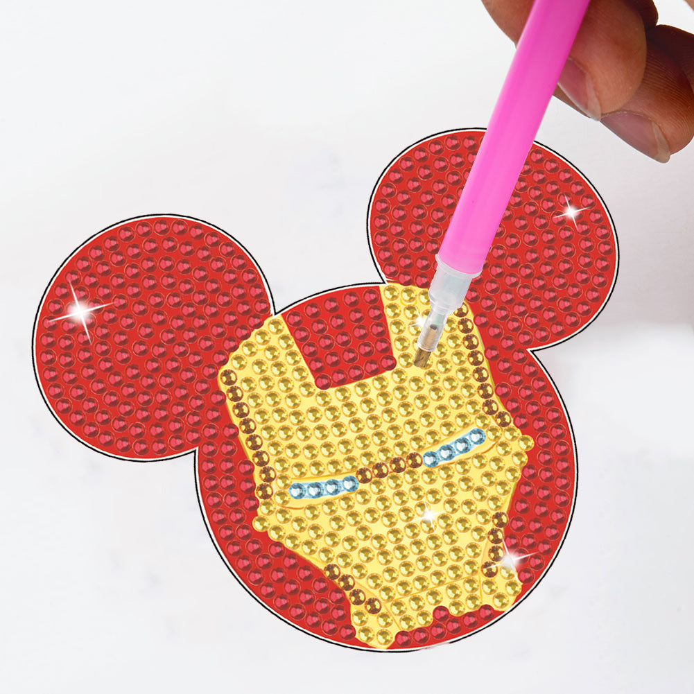 DIY Diamond Painting Coasters Mickey Kit Cartoon Coasters for Adults Kids