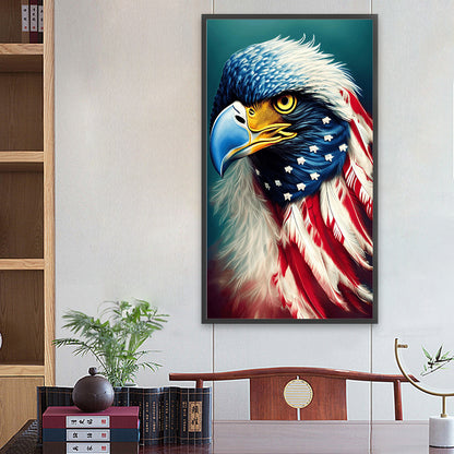 American Eagle - Full Round Drill Diamond Painting 40*70CM