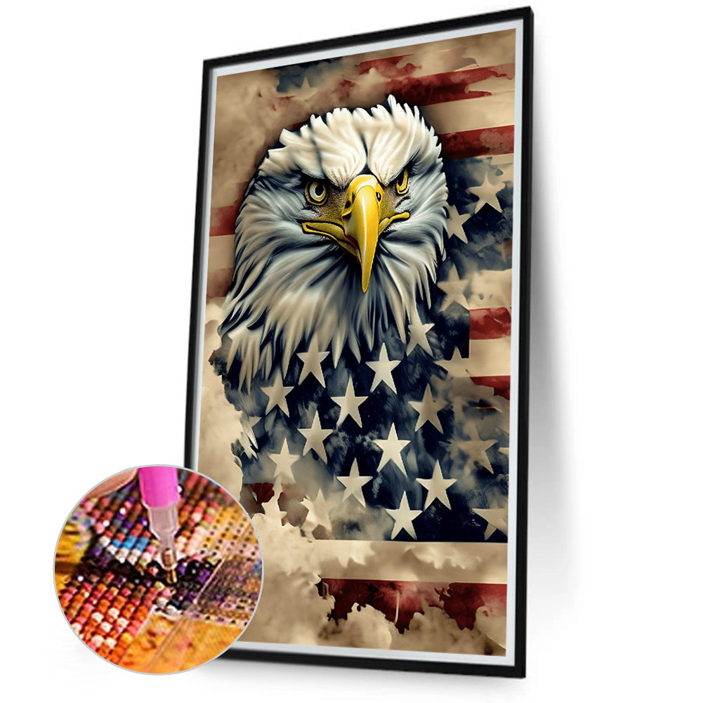 American Eagle - Full Round Drill Diamond Painting 40*70CM