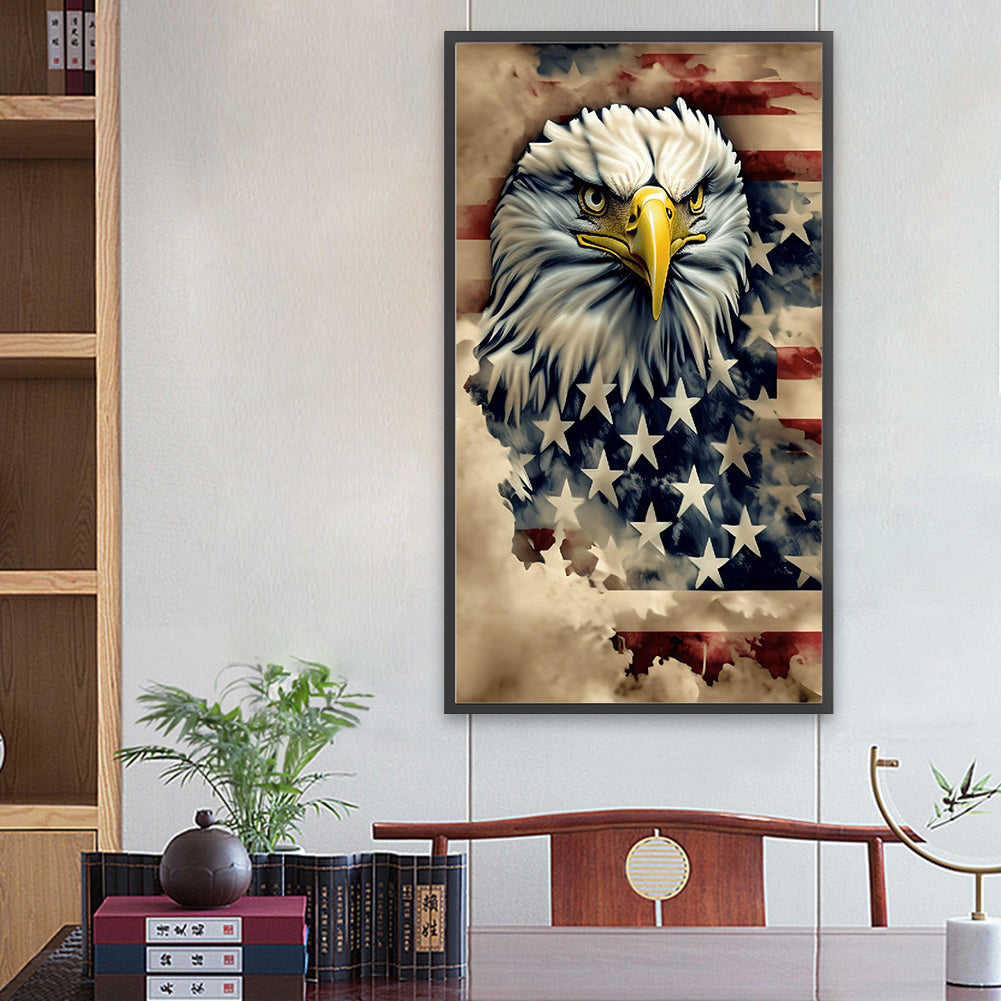 American Eagle - Full Round Drill Diamond Painting 40*70CM