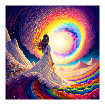 Dream Rainbow World - Full Round Drill Diamond Painting 30*30CM