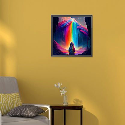 Dream Rainbow World - Full Round Drill Diamond Painting 30*30CM