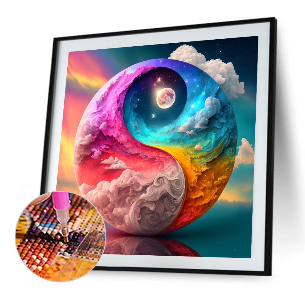 Dream Rainbow World - Full Round Drill Diamond Painting 30*30CM