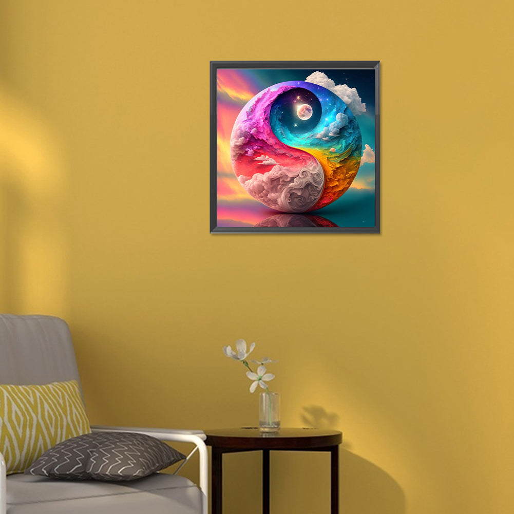 Dream Rainbow World - Full Round Drill Diamond Painting 30*30CM