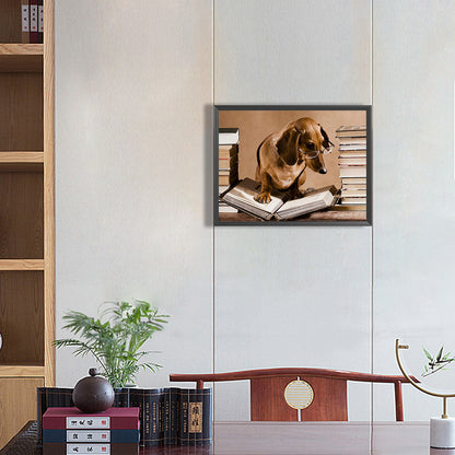 Puppy - Full Round Drill Diamond Painting 40*30CM