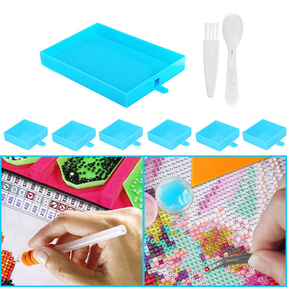 Diamond Embroidery Large Tray Silica Gel Rhinestone Capacity Plate DIY Big Tools