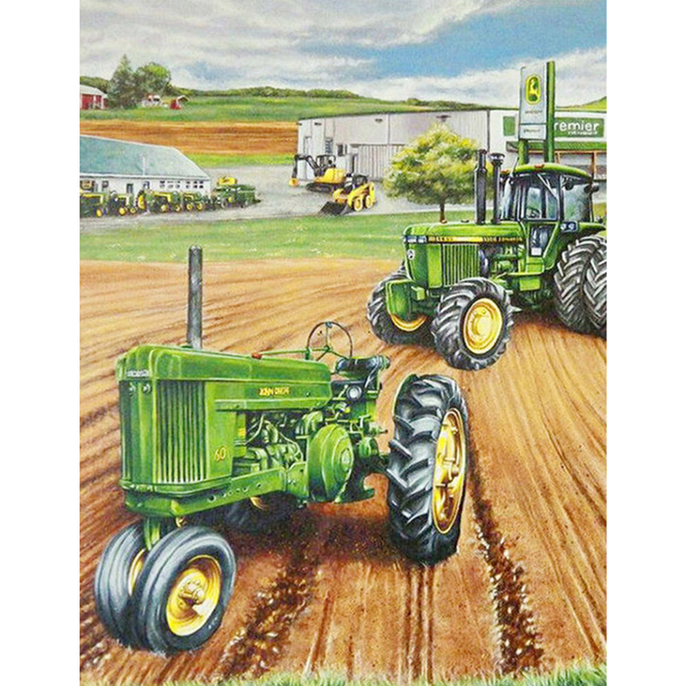 Farm Vehicle - Full Round Drill Diamond Painting 50*60CM