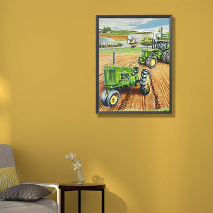 Farm Vehicle - Full Round Drill Diamond Painting 50*60CM