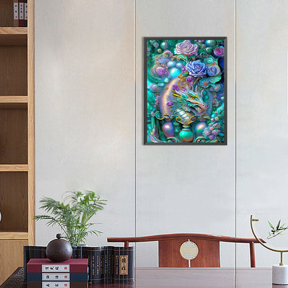 Dragon - Full Round Drill Diamond Painting 30*40CM