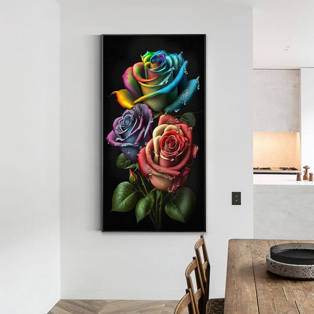Aurora Rose - Full Round Drill Diamond Painting 40*70CM