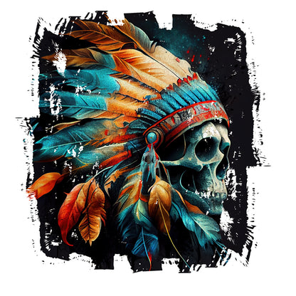 Indian Skull - Full Round Drill Diamond Painting 30*30CM