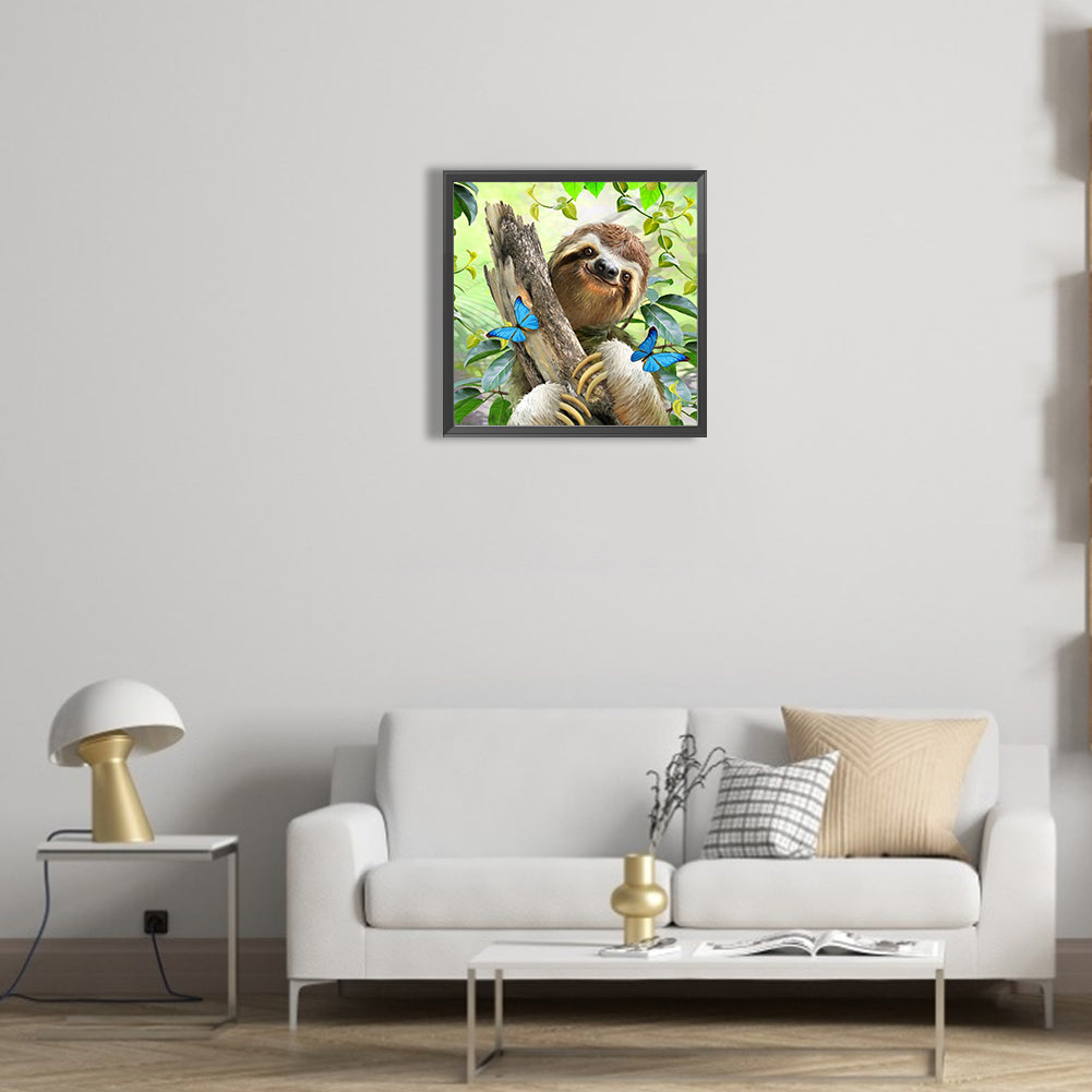 Sloth - Full Round Drill Diamond Painting 30*30CM