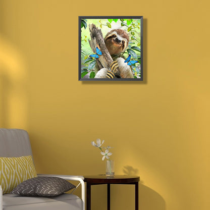 Sloth - Full Round Drill Diamond Painting 30*30CM