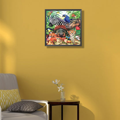 Fauna - Full Round Drill Diamond Painting 30*30CM