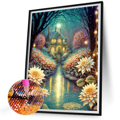 Cabin - Full Round Drill Diamond Painting 30*40CM