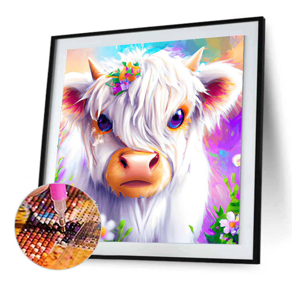 Highland Yak - Full Round Drill Diamond Painting 30*30CM